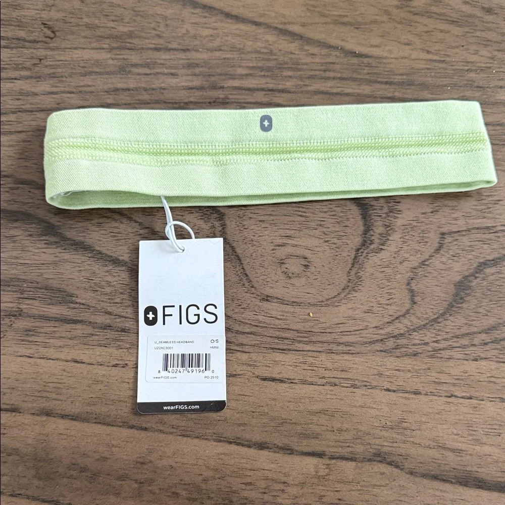 Figs Light Green Seamless Headband NWT‎